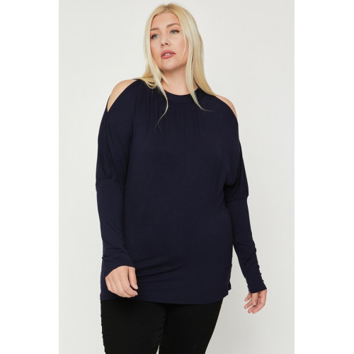 Long Sleeves Solid Top