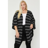 Multi-color Striped Cardigan