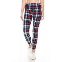 5-inch Long Yoga Style Banded Lined Tie Dye Printed Knit Legging With High Waist.