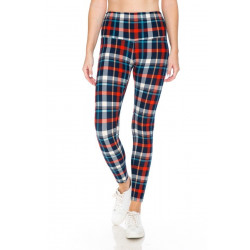 5-inch Long Yoga Style Banded Lined Tie Dye Printed Knit Legging With High Waist.