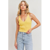 Rib Knit Sleeveless Top