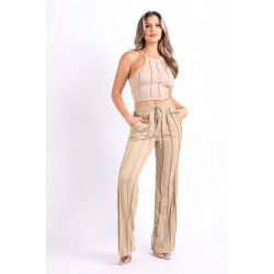 Pin tuck detailed lounge set