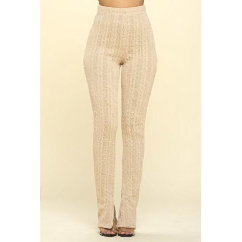 Knit High Rise Leggings