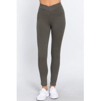 Mid-rise Ponte Pants