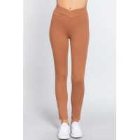 Mid-rise Ponte Pants