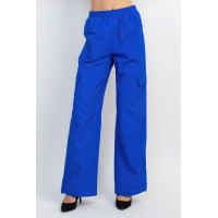 High-rise Cargo Parachute Pants