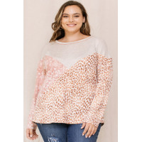 Print Block French Terry Top