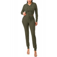 Rib Cargo Hoodie Set
