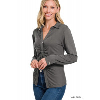 Stretchy Ruched Shirt