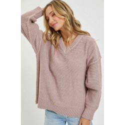 V Neck Oversized Sweater