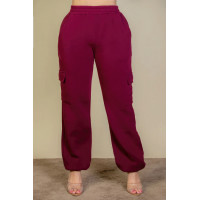 Plus Size Side Pocket Drawstring Waist Sweatpants