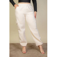 Plus Size Side Pocket Drawstring Waist Sweatpants