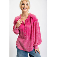 Washed Cotton Gauze Tunic