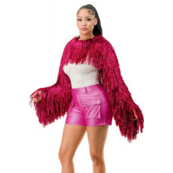 Metallic Tinsel Bolero