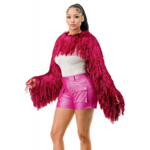 Metallic Tinsel Bolero
