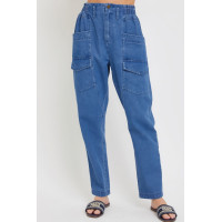 Denim Jogger Pants