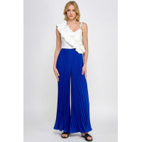 Cami Asymmetrical Ruffle Detail Pleated Bottom Jumpsuit