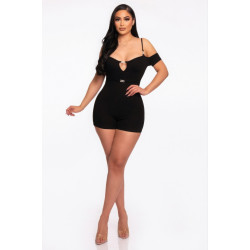 Infinity Off-shoulder Knitted Rompers