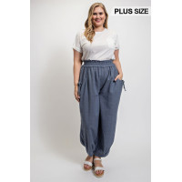 Voluminous Relaxed Fit Pant With Side Pocket