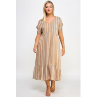 Boho Maxi Dress W/ Slip