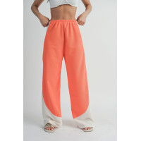 Two Toned Wide Leg Pants