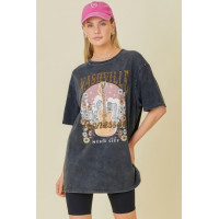 Washing Nashville Music City Graphic T-shirts