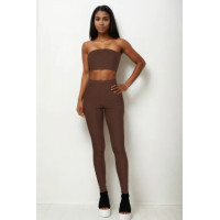 Ribbed Tube Top & Leggings Set