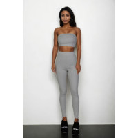 Ribbed Tube Top & Leggings Set