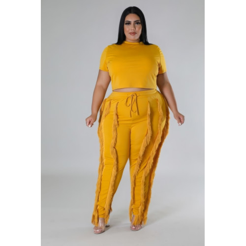 Crop Top Two-piece Set