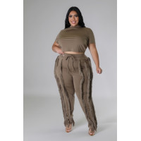 Crop Top Two-piece Set