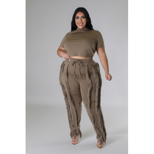 Crop Top Two-piece Set