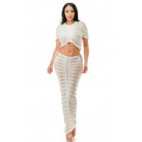 Sheer Skirt Set