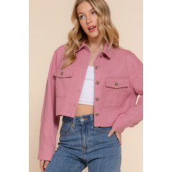 Cotton Twill Short Shacket