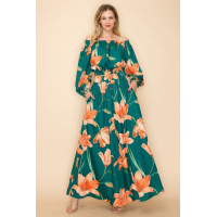 Off Shoulder Top And Wide Pants Set