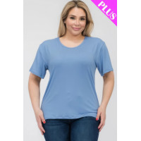 Plus Size Basic Short Sleeve T-shirt