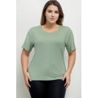 Plus Size Basic Short Sleeve T-shirt