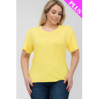 Plus Size Basic Short Sleeve T-shirt