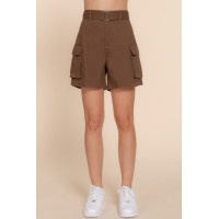 Belted Cargo Shorts