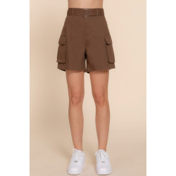 Belted Cargo Shorts