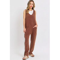 Mineral Washed Summer Jumpsuit