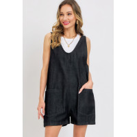 Summer Denim Overall Romper