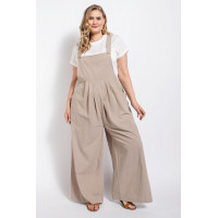 Pintuck detail overall with side pockets