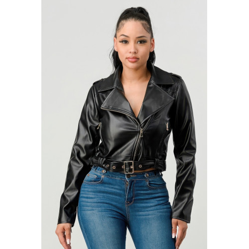Pu Leather Jacket