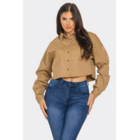 Bling Denim Button Down Shirt