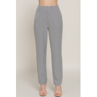 High Waist Pintuck Detail Long Pants