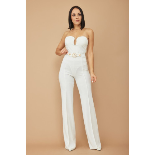 Cg Buckle And Button Detail Pants