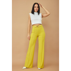 Cg Buckle And Button Detail Pants