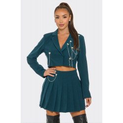 Pleated Skirt Set
