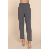 High Waist Pintuck Detail Long Pants