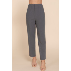 High Waist Pintuck Detail Long Pants